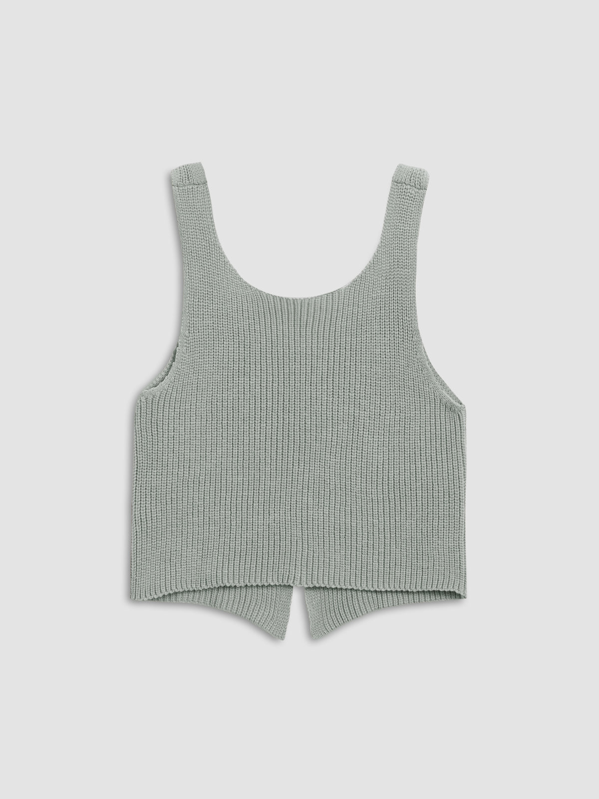Classic Hook-and-eye Knit Vest