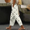 Comstylish Funny Dog Paw Print Casual Pants