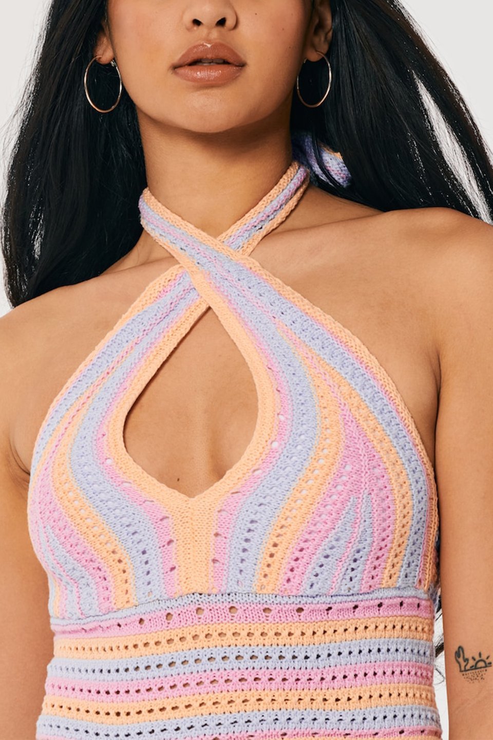 Aurora Crochet Two-way Cami Top