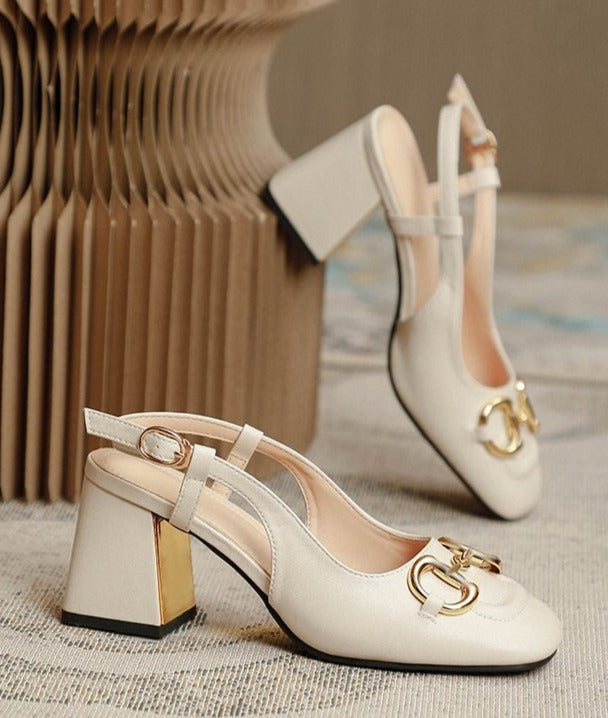 Subtly Elegant Heels with a Refined Vintage Look