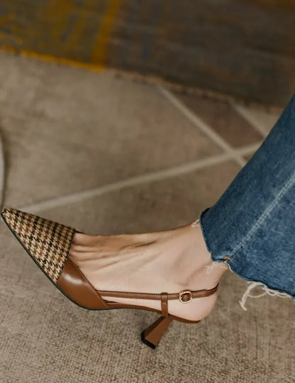 Subtly Elegant Heels with a Refined Vintage Look