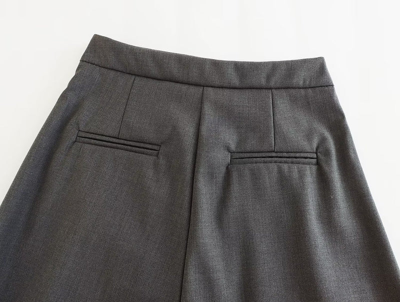 Summer Wind Crumpled Pleated Wide Leg Pants