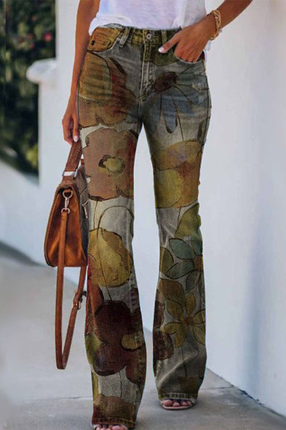 Pocket Regular Denim Jeans(9 Colors)