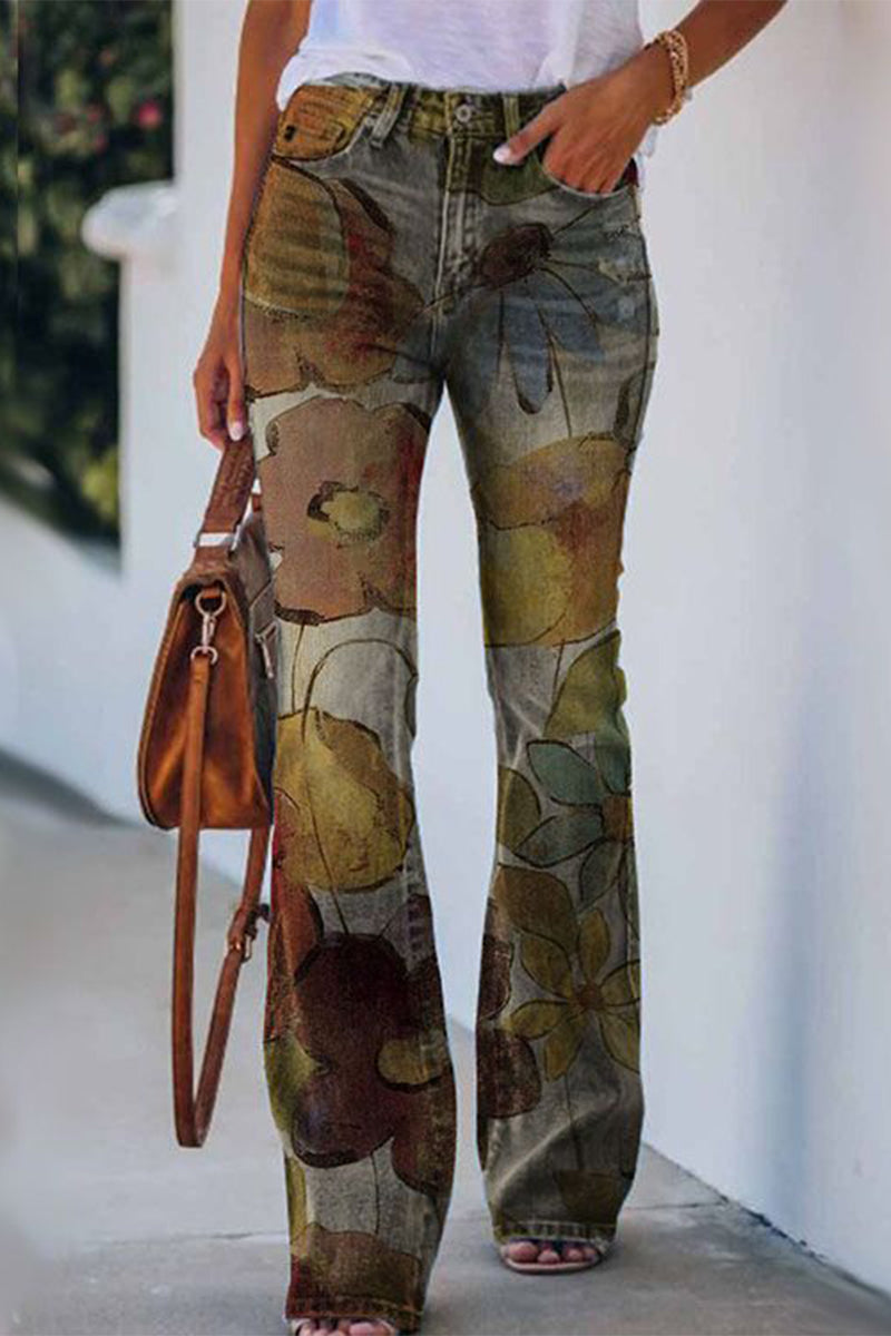 Pocket Regular Denim Jeans(9 Colors)