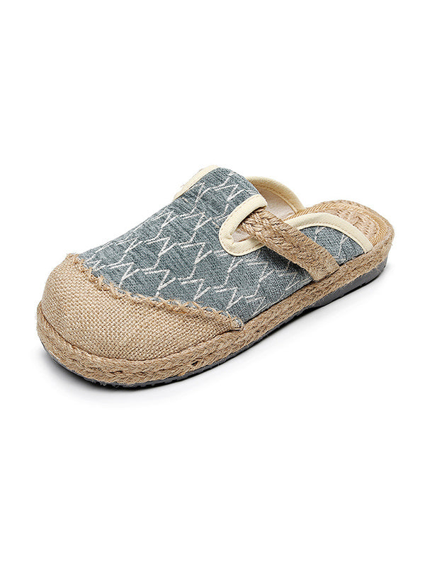Rhombic Shoes Flat Shoes Slippers