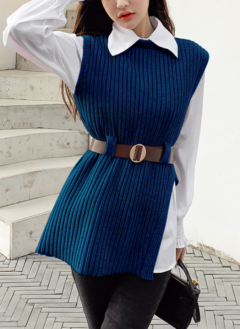 Veronica Shirt & Vest Set