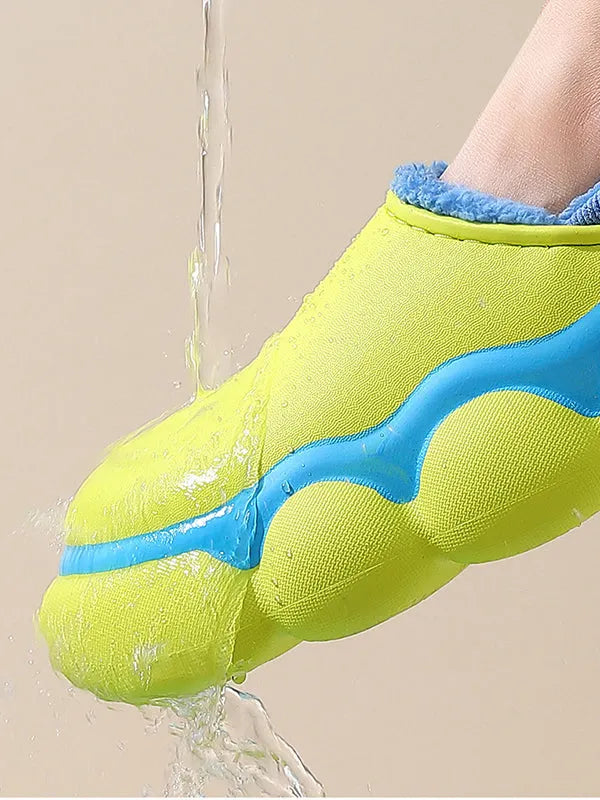 Indoor Going Out Non-slip Keep Warm Waterproof Flat Shoes
