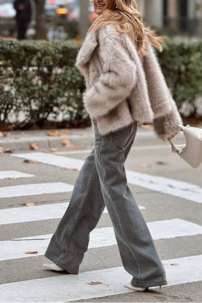 Jacket Short Fashionable Fox Fur Coat