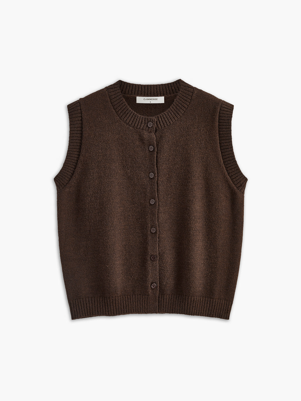 Button Up Sweater Vest