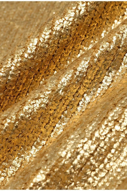 Freda Textured Metallic Knit Sweater