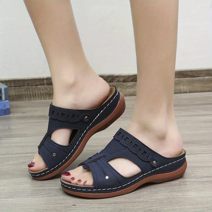 Subtly Elegant Slippers with a Refined Vintage Look
