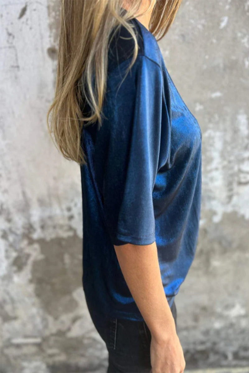 Color O Neck T-shirts(5 Colors)