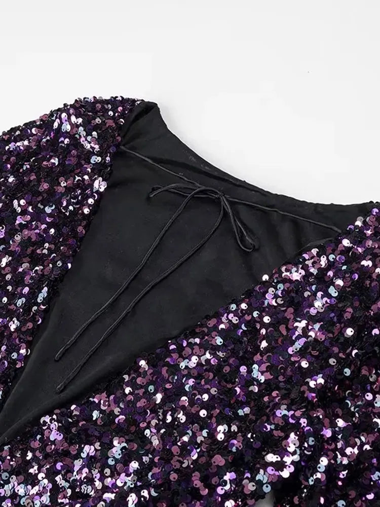 Keily Sequin Mini Dress