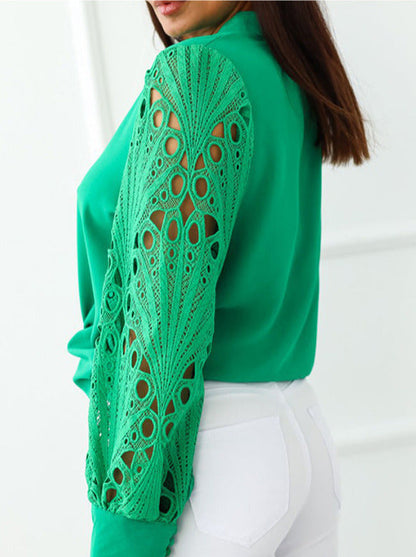 June Satin Blouse