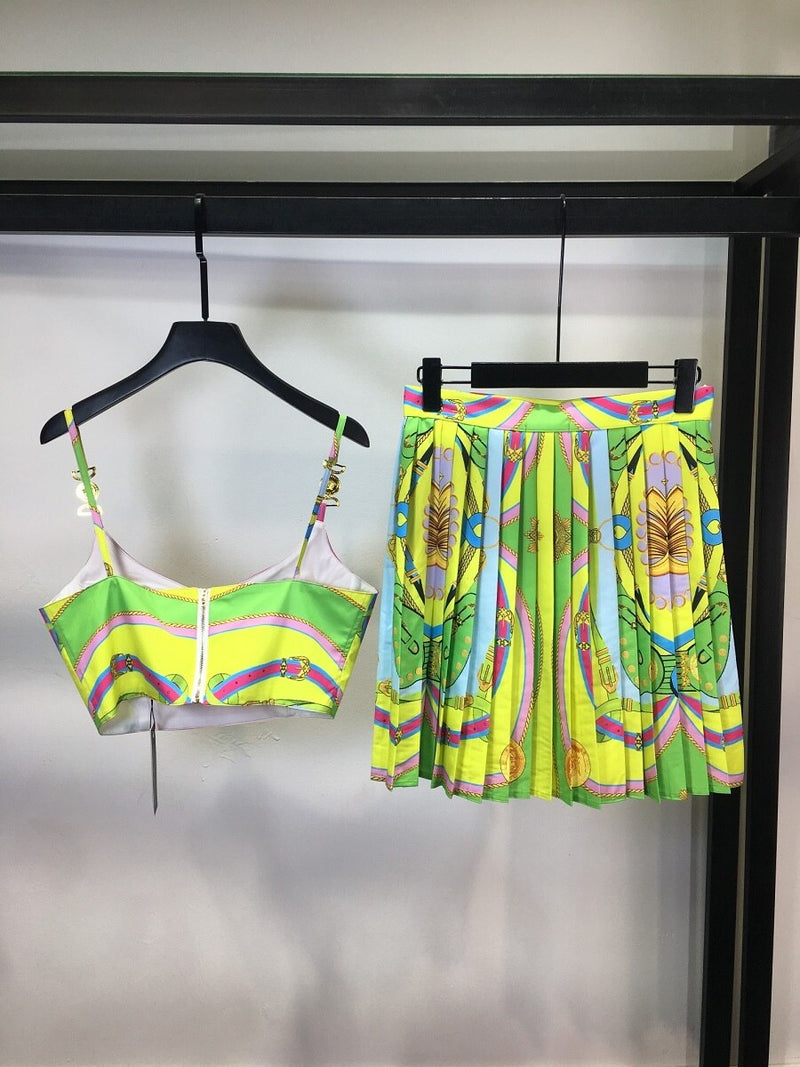 Gloria Top & Skirt Set