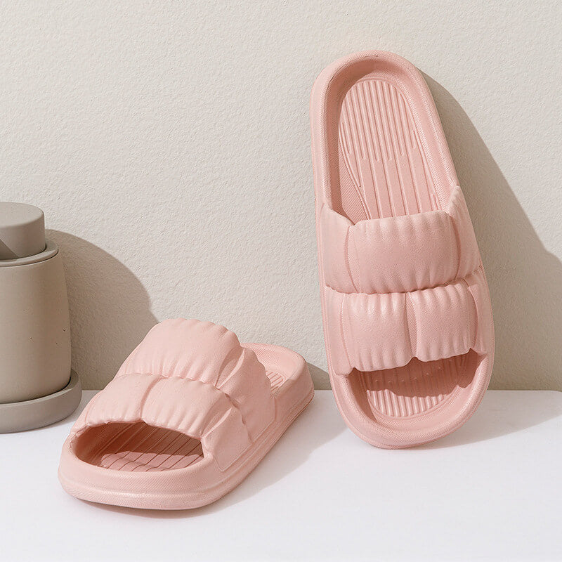 Cushy Stylish Puffer Slides Sandals