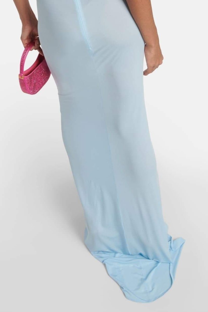 Alexia Halterneck -appliqué Maxi Dress
