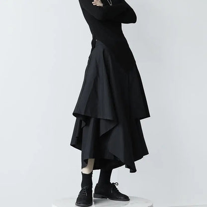 Saira Black Skirt