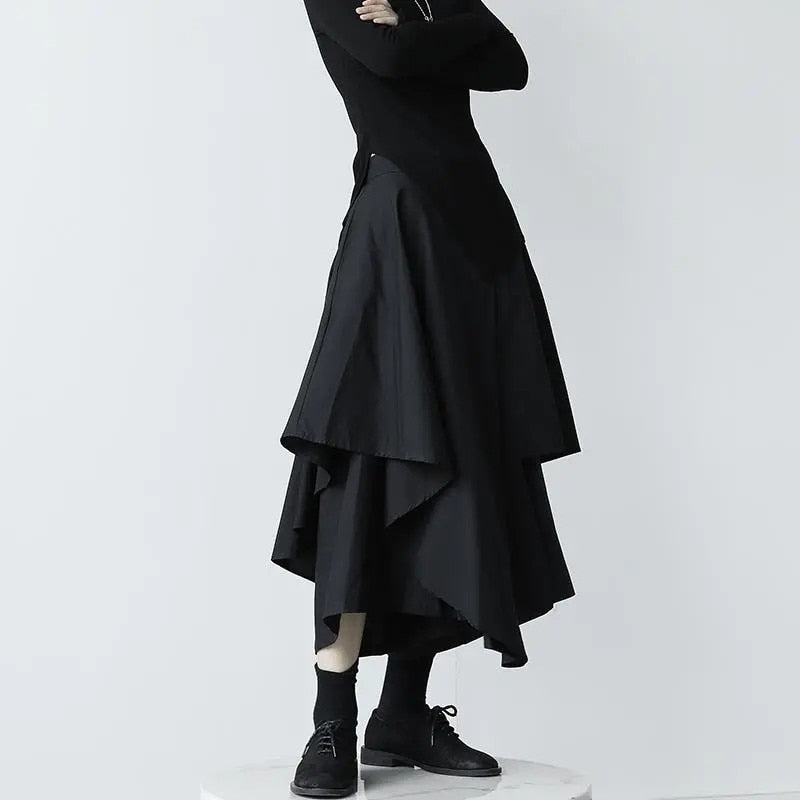 Saira Black Skirt