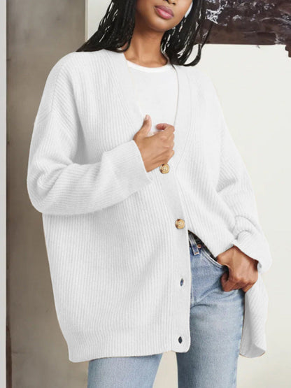 Popular Color Cardigan Sweater Coat Top