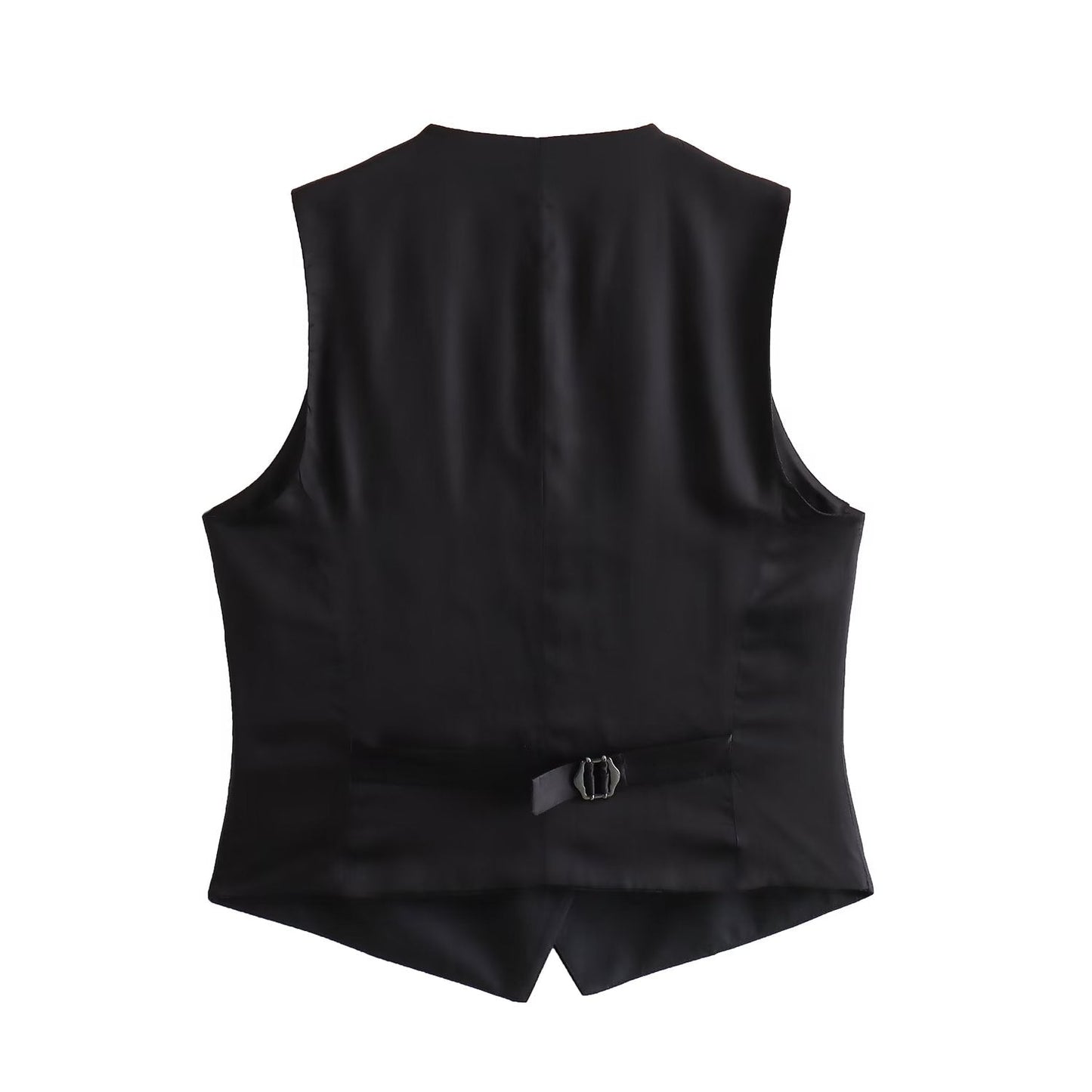 Fall Street Short Vest Pants Suit – Autumn Outfit for Fashionable