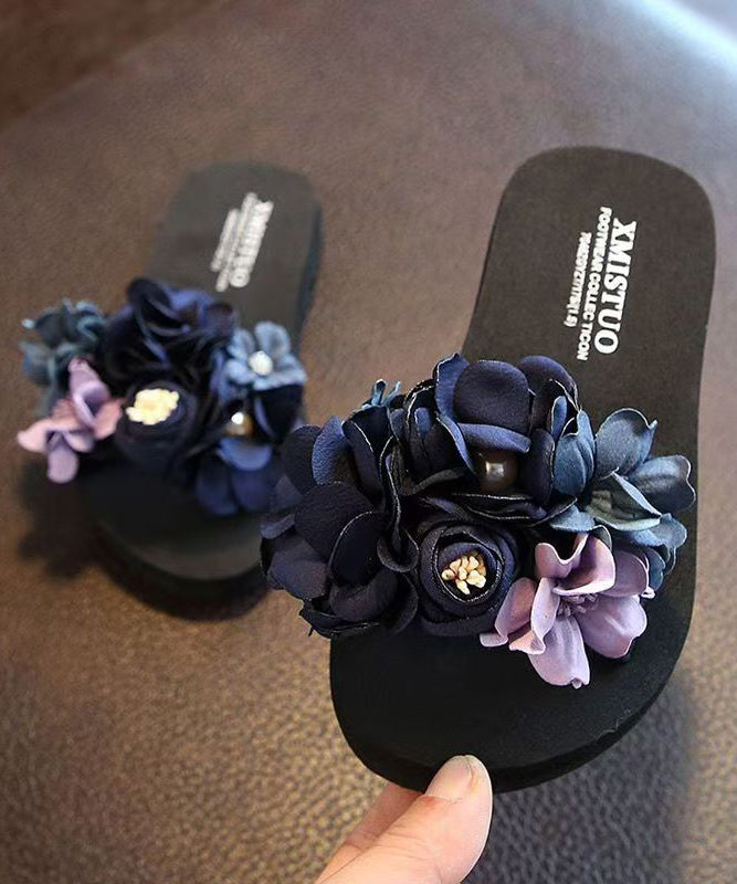 Pink Splicing Slide Sandals Peep Toe Ag1003