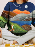 Protect Forest Animals Awareness Vintage Women's Sweatshirt artswardrobe