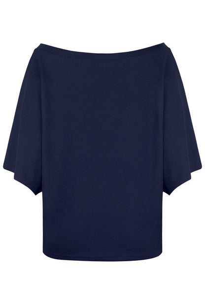 Street Print Patchwork Off the Shoulder T-shirts(3 Colors)