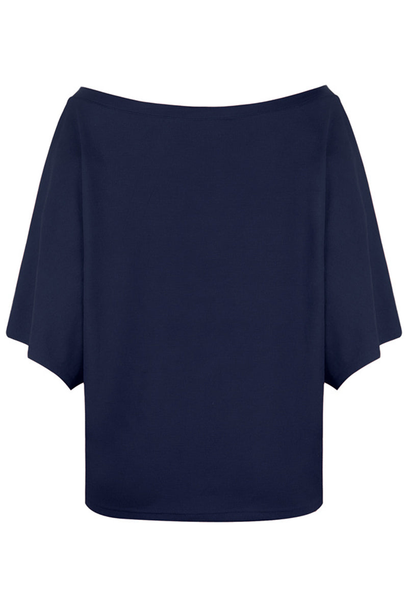 Street Print Patchwork Off the Shoulder T-shirts(3 Colors)