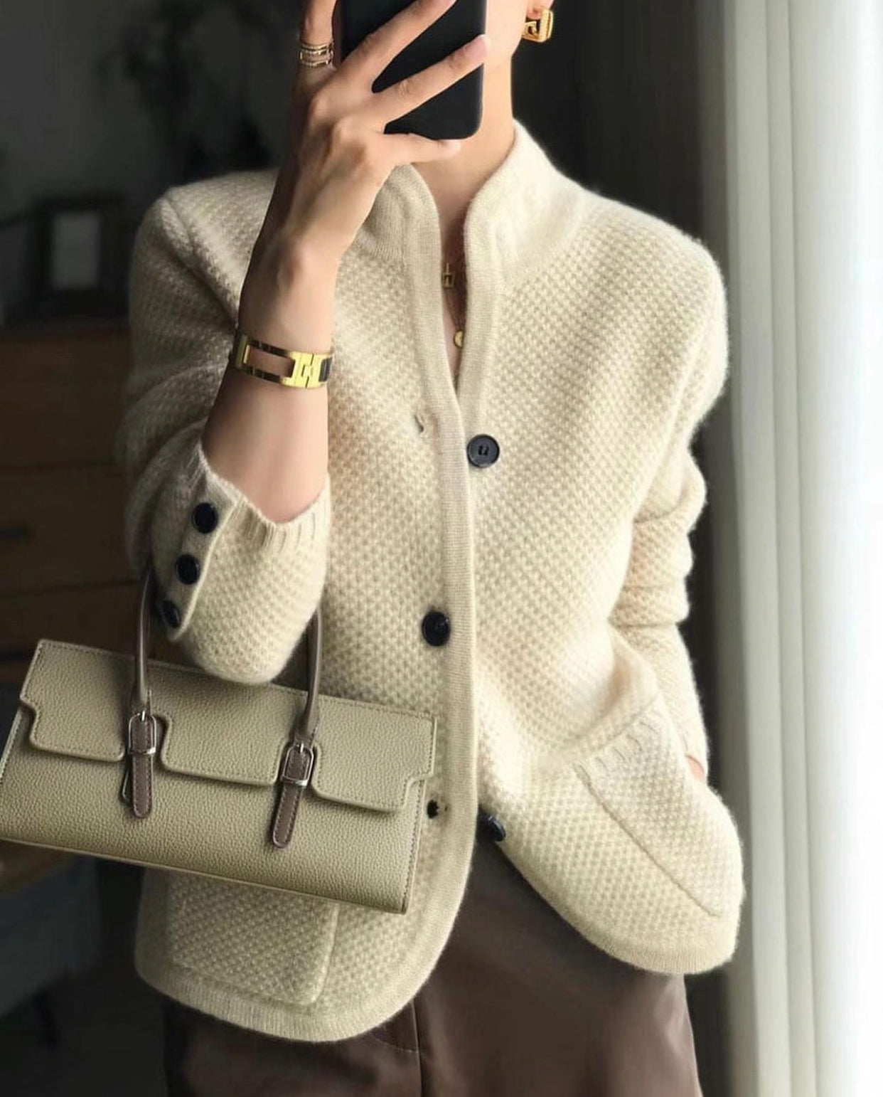 Miona Cashmere Cardigan