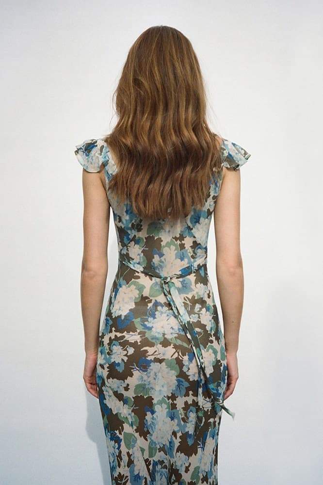 Renata Ruffle Maxi Dress