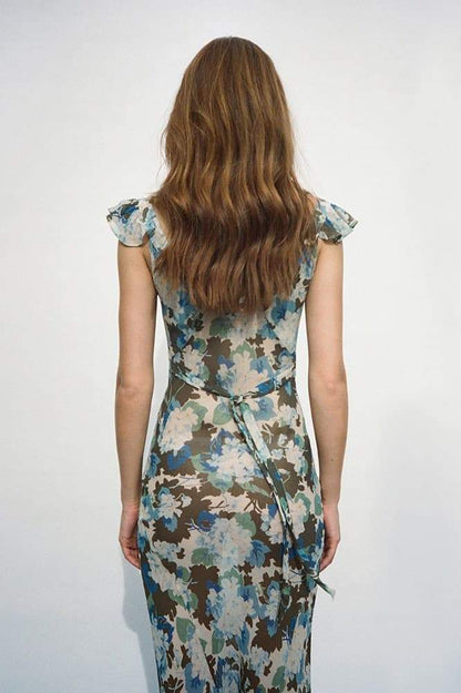 Renata Ruffle Maxi Dress