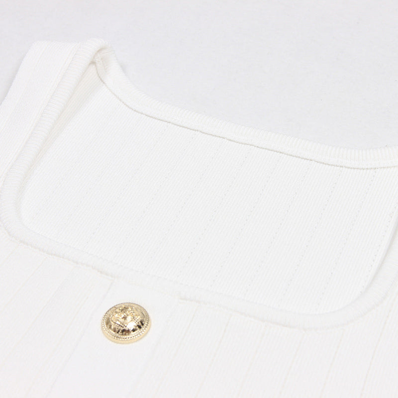 Summer All Matching Sleeveless Camisole Short Knitted Bottoming Shirt Online Influencer Pop
