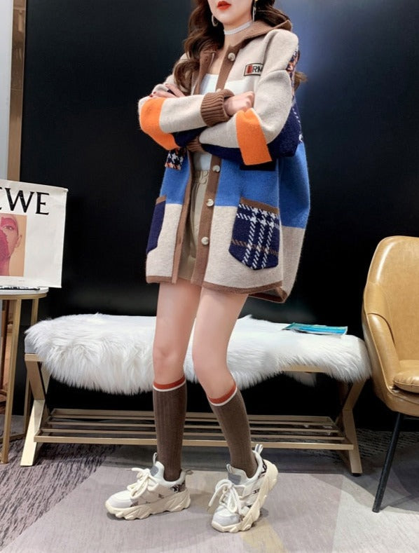 Emily Colorblock Cardigan
