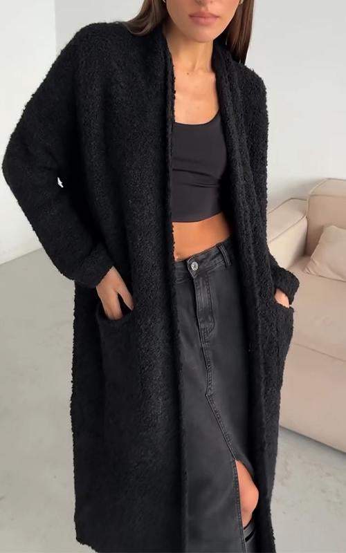 Color Knitted Cardigan