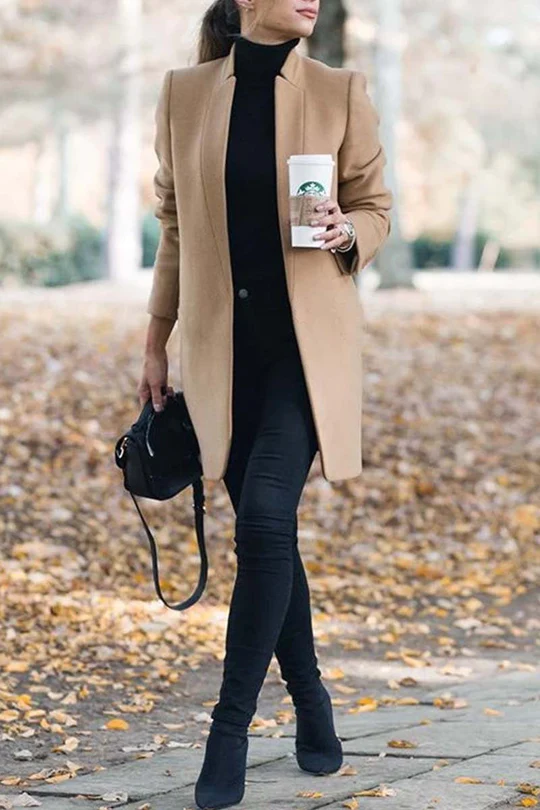 Long Sleeve Regular Sleeve Coats(6 Colors)