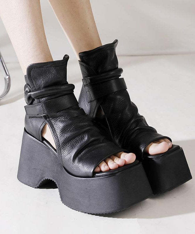 Black Sandals Platform Sandals