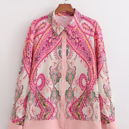 The Perfect Paisley Print Blouse