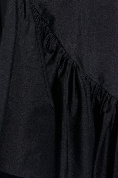 Poppy Asymmetric Ruffled Midi Dress