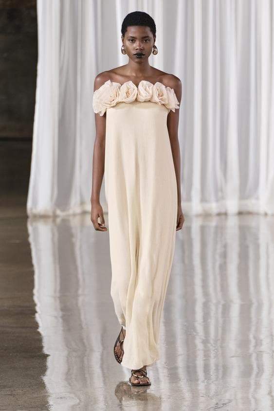 Alva Knit Strapless Maxi Dress
