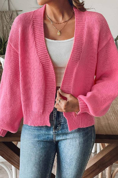 Trend Lantern Sleeve Simple Coat
