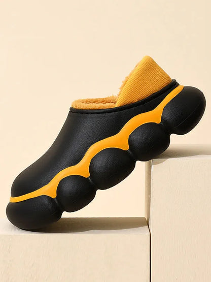 Indoor Going Out Non-slip Keep Warm Waterproof Flat Shoes