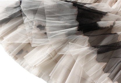 Nancy Pleated Chiffon Skirt