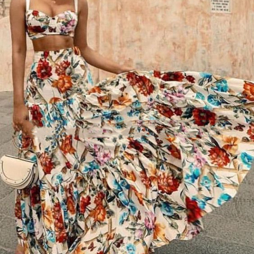 Vanessa Top & Skirt Set