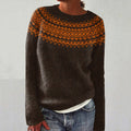 Vintage Iceland Pattern Women's Cardigan Sweater elevenforest