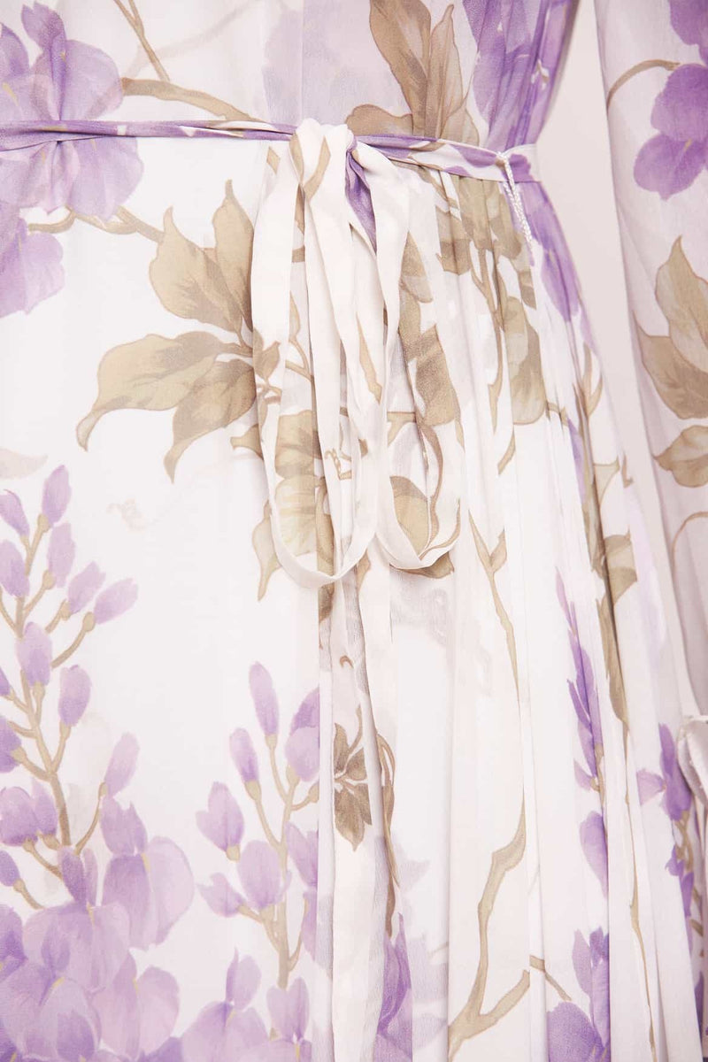 Ruffle Round Neck Mini Dress