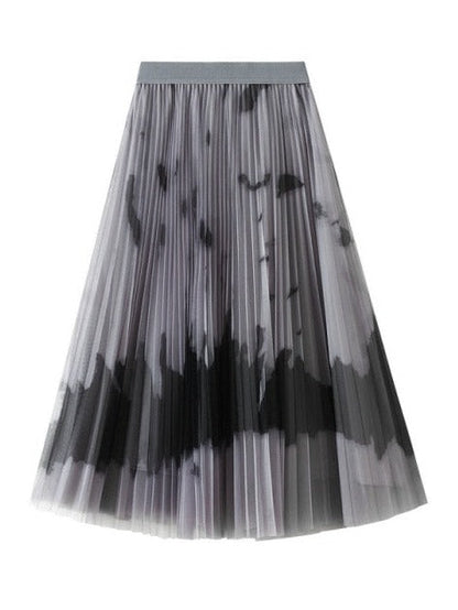 Nancy Pleated Chiffon Skirt