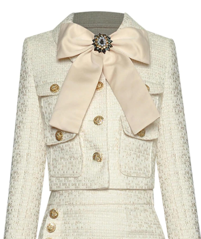Melania Tweed Skirt & Jacket