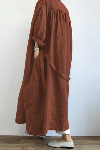 Color Pocket Lace Up Outerwear(3 Colors)