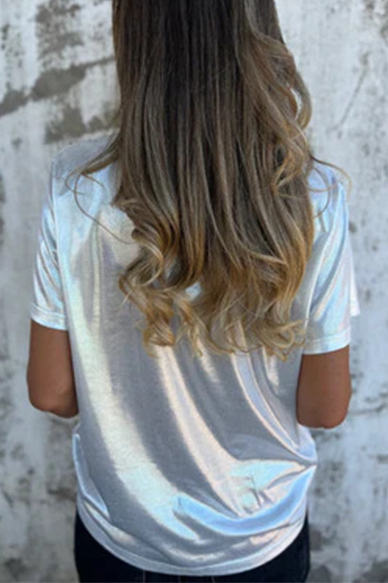 Color O Neck T-shirts(5 Colors)